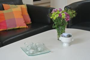 Area soggiorno di Fitting Landsbyferie Apartments