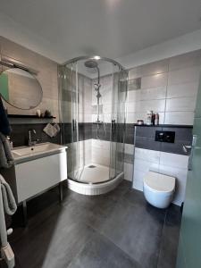 Kúpeľňa v ubytovaní Gîte au centre ville de Paimpol