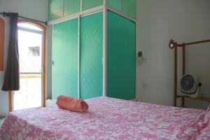 En eller flere senge i et værelse på Casa Galindo
