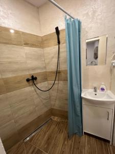 Koupelna v ubytování ApartmentsByMatyrafa-III + 20 fotografií