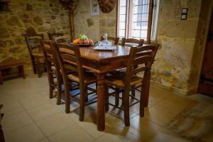 A seating area at Traditional Stone Mezonete
