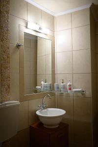 A bathroom at Traditional Stone Mezonete