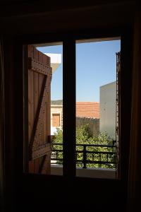 A balcony or terrace at Traditional Stone Mezonete