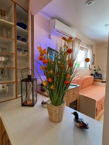Postel nebo postele na pokoji v ubytování Iris-Gogo House