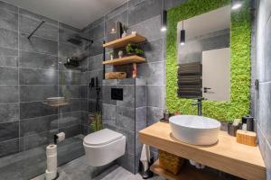 Kúpeľňa v ubytovaní wellnessvrbice