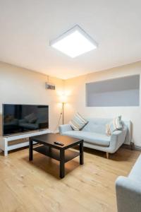 TV a/nebo společenská místnost v ubytování Pleasant Apartment in near Birmingham City Center