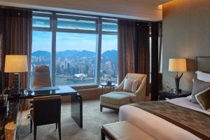 A seating area at The Ritz-Carlton, Hong Kong