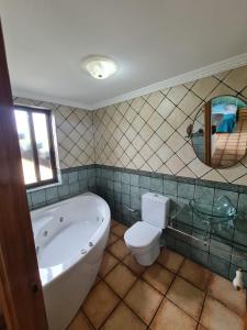 Koupelna v ubytování Myhouse