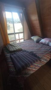 a bedroom with two beds in a room with a window at Don Cleto "La Mimosa" in Aiguá +40 photos