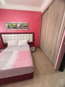 Postel nebo postele na pokoji v ubytování Nouvelle résidence aprt 8 3 min la plage