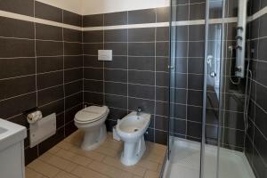 Koupelna v ubytování B&B Villa Pignataro