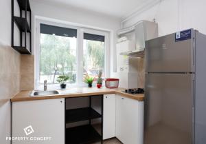 Köök või kööginurk majutusasutuses Avangarde Concept Studio