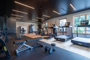 Fitness centrum a/nebo fitness zařízení v ubytování Das Kaltenbach - ApartHotel
