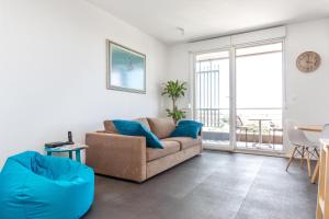 Istumisnurk majutusasutuses Nest Apartment