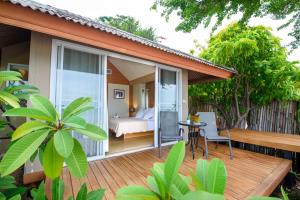 Zahrada ubytování Veranda Lodge
