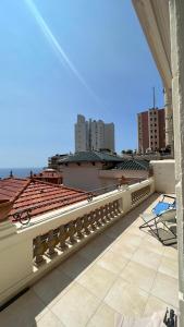 Balkón nebo terasa v ubytování Monaco entire flat with spectacular terrace and sea view