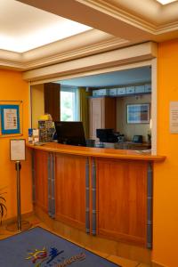Ο χώρος του λόμπι ή της ρεσεψιόν στο Chalet Sonnenhang Oberhof