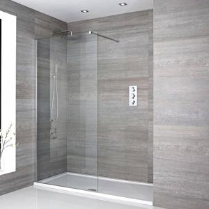a shower with a glass door in a bathroom at Entire Studio Apartment in Central London SE1 in London