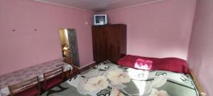 Postel nebo postele na pokoji v ubytování Quest home