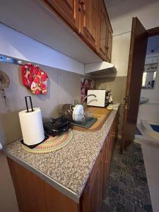 Kuchyň nebo kuchyňský kout v ubytování Elenis Studio Corfu Town