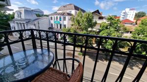 En balkon eller terrasse på Belle Apartments - Republicii