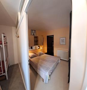 Posteľ alebo postele v izbe v ubytovaní Appartement 2 à 4 personnes Luchon centre