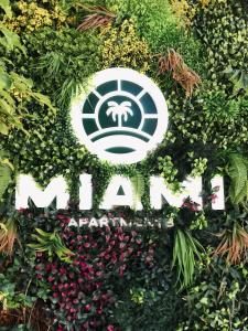 a sign for the mercedes benz car park at Miami Apartments in St. Julianʼs