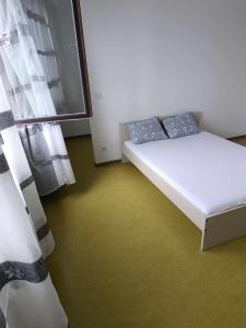 Camera piccola con letto e finestra di Chambre avec douche privé a Bruxelles