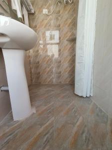 a bathroom with a toilet and a sink and a shower at Pink Vista Hotel in Jaipur