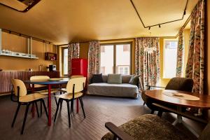 Ruang duduk di Bettstadt Apartments
