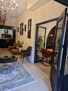Зона вітальні в Hotel L'ermitage