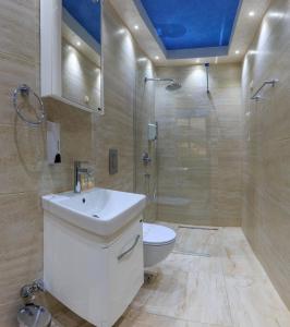 Koupelna v ubytování Hotel Maksim