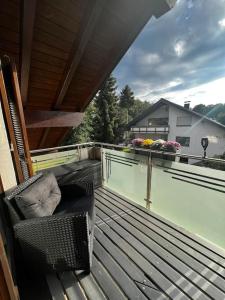 En balkong eller terrasse på Ferienwohnung Hohberg