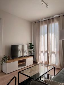 TV a/nebo společenská místnost v ubytování TramaCalm