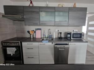 Cucina o angolo cottura di Ubytování Dobešov