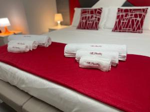 Postel nebo postele na pokoji v ubytování B&B Villa Pignataro