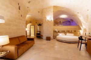 Χώρος καθιστικού στο BV Quarry Matera