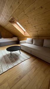 Posezení v ubytování CHALET COBURG