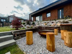 Zahrada ubytování CHALET COBURG