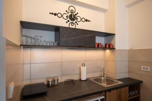 Kuchyň nebo kuchyňský kout v ubytování Petković apartmani 48