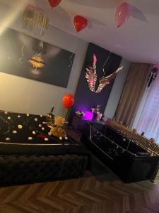 Posezení v ubytování Apartament Pod Skrzydłami Aniola