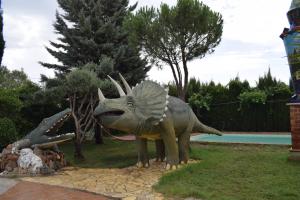 A garden outside Castillo Esmeralda