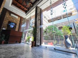 Balkón nebo terasa v ubytování Pyramids Gem Plaza Hotel