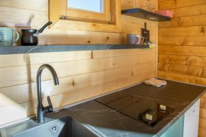 Kuchyň nebo kuchyňský kout v ubytování Mountain inn + 37 fotografií