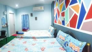 Adrian View resort客房内的一张或多张床位