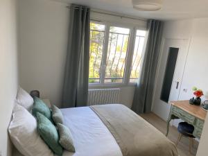 Postel nebo postele na pokoji v ubytování Montagnards