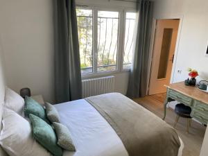Postel nebo postele na pokoji v ubytování Montagnards