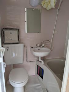Koupelna v ubytování Pension Alba - Vacation STAY 70972v