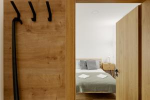 Postel nebo postele na pokoji v ubytování BALANCE apartments