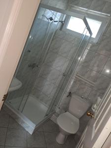 Kúpeľňa v ubytovaní Alinka Apartmanház
